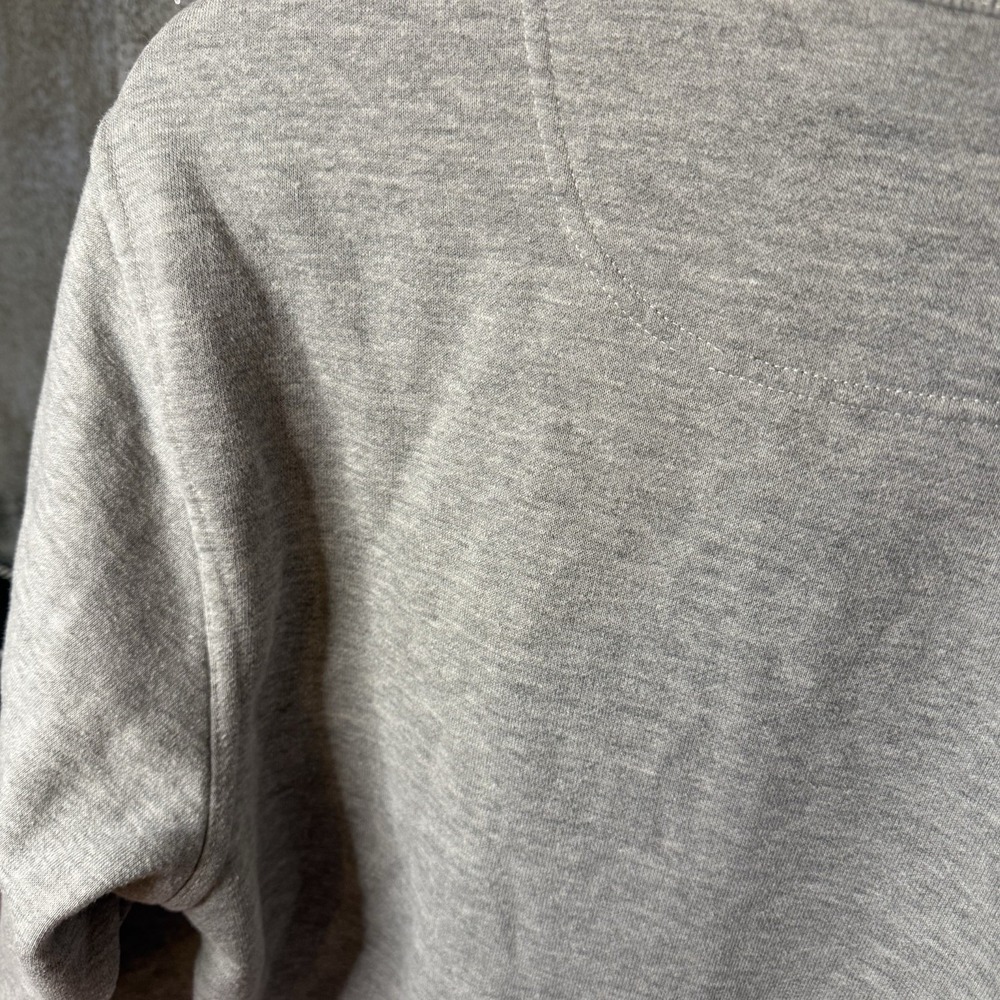 Champion Men's Small Sweatshirt Heather Gray Camo Logo Pullover Casual Active - Picture 3 of 11
